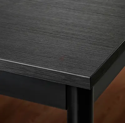 Simple black table — good condition, new