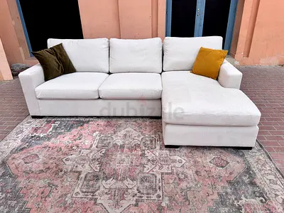 Top Quality crate and barrel Axis L Shape Sofa