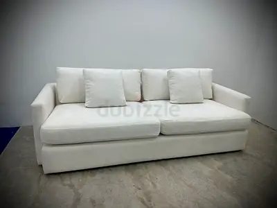 Excellent condition crate&barrel three seater sofa