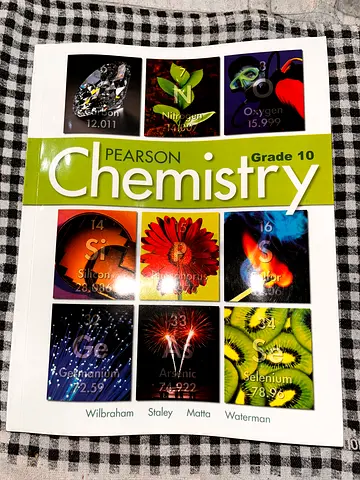 Pearson Chemistry Grade 10 Textbook (High School) - Good Condition, Unused
