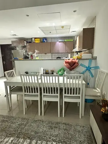 Pure high class wood Dining table 06 chair set