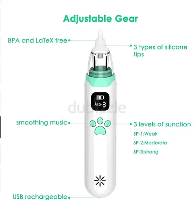 Electric Silent Baby Nasal Aspirator Automatic Nose Cleaner
