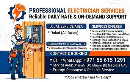 Electrician technician handyman services