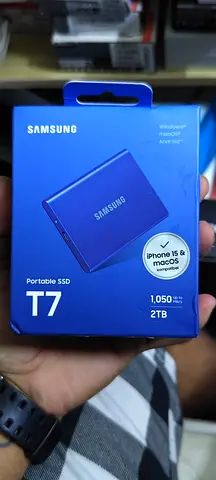 Samsung T7 Portable SSD 2TB (Blue) - Boxed, Unopened