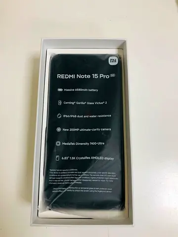 Redmi Note 15 Pro 5G 12GB RAM 256GB Global Version – Brand New