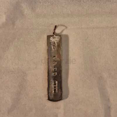 Authentic Tiffany & Co vintage bar tag pendant