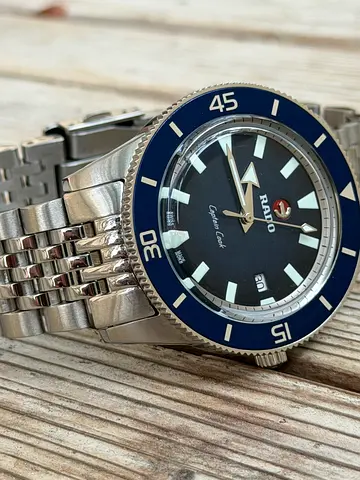 Rado Captain Cook Black Dial Stainless Steel Men's Watch