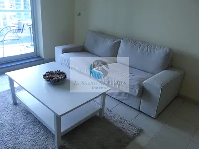 Furnished 1BR Apartment | Lake Terrace JLT | Balcony Marina View