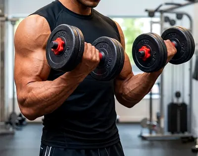 New-7 KG x 2 Adjustable Vinyl Dumbbell Set – Premium Grip & Floor-Safe Design⁠