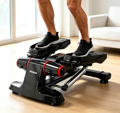 Fitness stepper, with display screen and resistance band, home fitness stepper. 55*39*24 cm