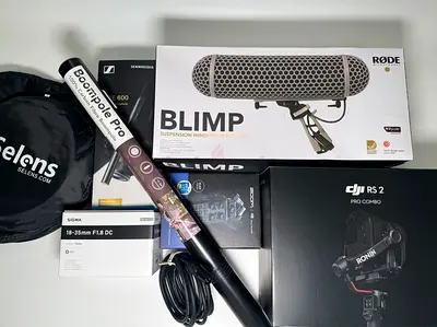 Professional Filmmaking Equipment Bundle – DJI, Sigma, RØDE, Sennheiser & Zoom