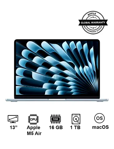 New 2026 MacBook Air MDHJ4 | 13 Inch Display | Apple M5 Air  | 10-Core CPU 10-Core GPU | 16GB RAM |