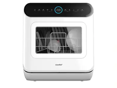 Portable countertop dishwasher - compact, no water hookup needed