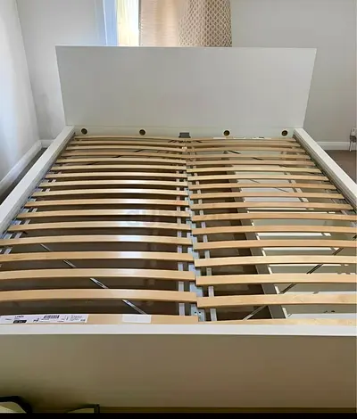Ikea King Size Bed with mattress available in perfect condition