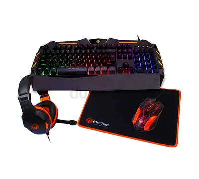 Complete RGB Gaming Kit — Keyboard, Mouse, Headset & Mousepad