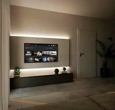Luxury Media Wall Custom Design