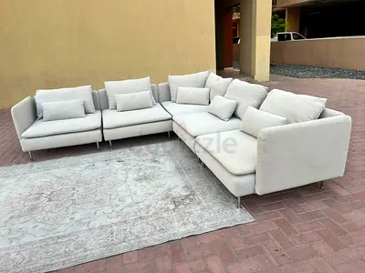 IKEA Sodheamn Corner sofa Beige