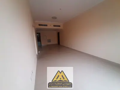 شقة غرفة وصالة للإيجار بالجرف 3 عجمان، أول ساكن، ماستر، 2 حمام، بلكونة، تكييف مركزي، 35 ألف.
