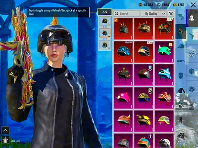 PUBG ACCOUNT MISSION IMPOSSIBLE A + INFERNO HELMET + XSUIT 6 + LOBBY LAND CAR+ FACES HAIRS S4
