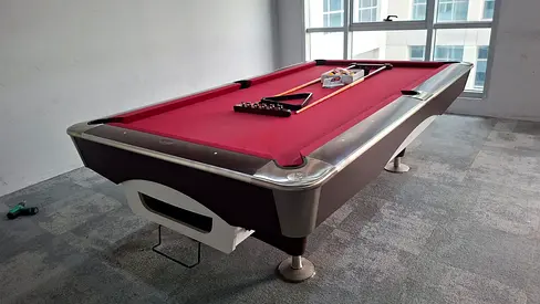 8 feet marble slate top , return ball pool billiards table is for sale