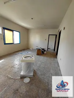 2BR apartment for bachelors in Al Butina with master room, balcony, 2 bathrooms and gym, prime locat