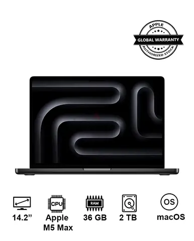 New 2026 MacBook Pro MGDU4 | 14.2 Inch Display, M5 Max Chip 18-Core CPU 32-Core GPU | 36GB RAM | 2TB