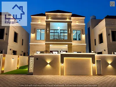 Luxury villa in Al-Haliyo 2 | Ground + First + Roof | 4 Master Bedrooms | Spacious courtyard and fountain | 1,750,000 including registration fees