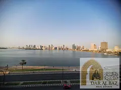 Office for annual rent in Al Majaz 3. The office is fully furnished and has a full sea view. A suita