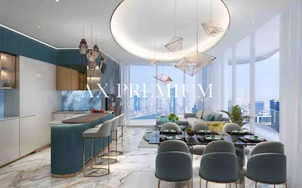 Marina View 1BR | Chic Tower | Furnished Apartment