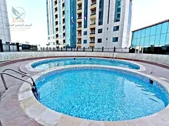 Furnished studio apartment for annual rent in Orient Towers, Mina Street, Ajman, near the fish marke
