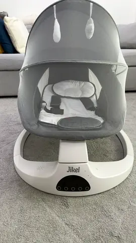 Jikel baby rocker/musical bouncer - grey, gently used / Baby Swing