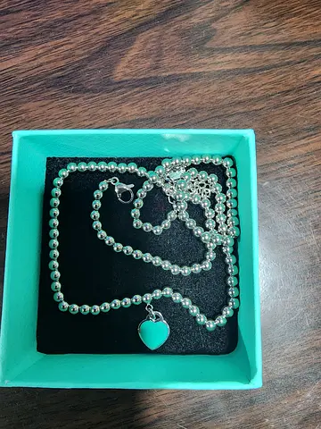 Tiffany bubble necklace non tarnish