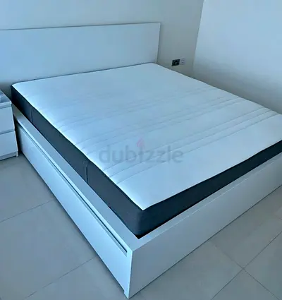 Ikea King Size Bed with mattress available in perfect condition