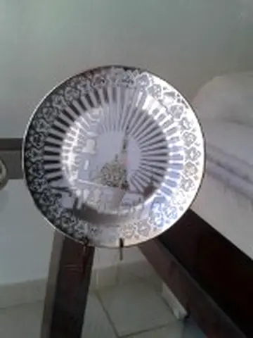 Islamic Mosque on a Plate with stand