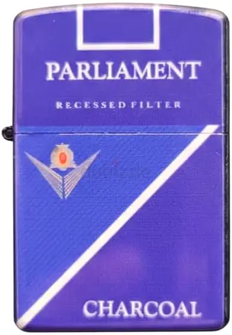 Vintage Parliament Charcoal Branded Lighter (Collectible Zippo-style) 74