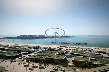 Full Sea View and Dubai Eye View | Semi Furnished