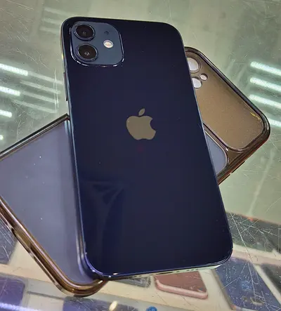iPhone 12 (Black) - Good Condition with Case