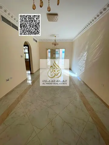 شقه غرفتين وصاله ايجار سنوى بعجمان منطقه الحميديه 1