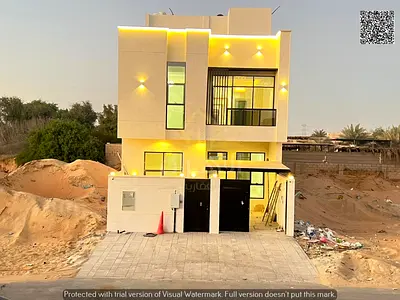 شامل التسجيل والكهرباء والمكيفات للبيع فيلا فاخرة في منطقة الحليو 2– عجمان - 4 غرف G+2- بسعر تنافسي
