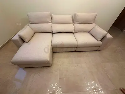 Ikea Eskilstuna L shape sofa bed with storage