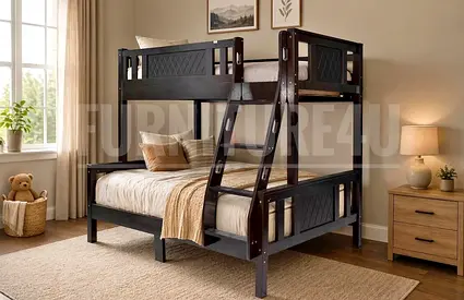 Solid Wood Double Bunk Bed  new