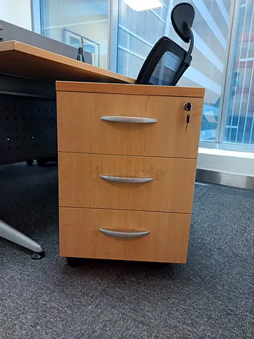 Mobile Office Pedestal 3 Drawer with Lock