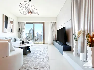 BURJ CROWN LUXURY 2 BHK 35TH FLOOR - ALL BILLS INCLUDED