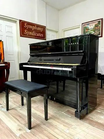Yamaha U1 Acoustic Piano | Two-Pedal Upright for Sale UAE