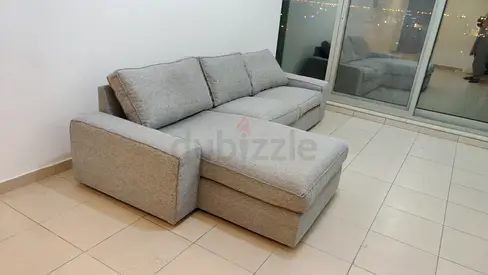 IKEA kivik L Shape Sofa Grey