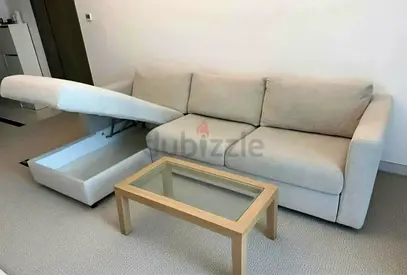 IKEA vimle L Shape Sofa Bed Beige