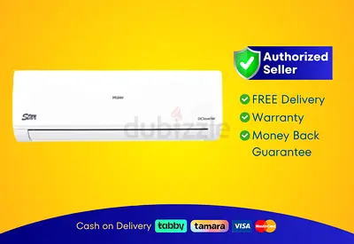 Air Conditioner 1 Ton Rotary Split haier- Brand New | Warranty | FREE Delivery