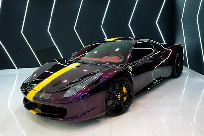 2014 Ferrari 458 Italia, Carbon Fiber Driver Zone + LEDs, GCC Specs!!