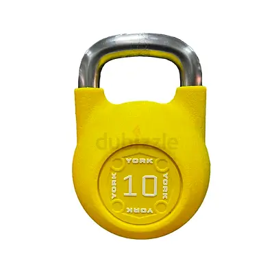YORK PU Competition Kettlebell 10KG Yellow