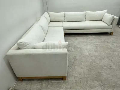 Almost brand new crate&barrel corner sofa